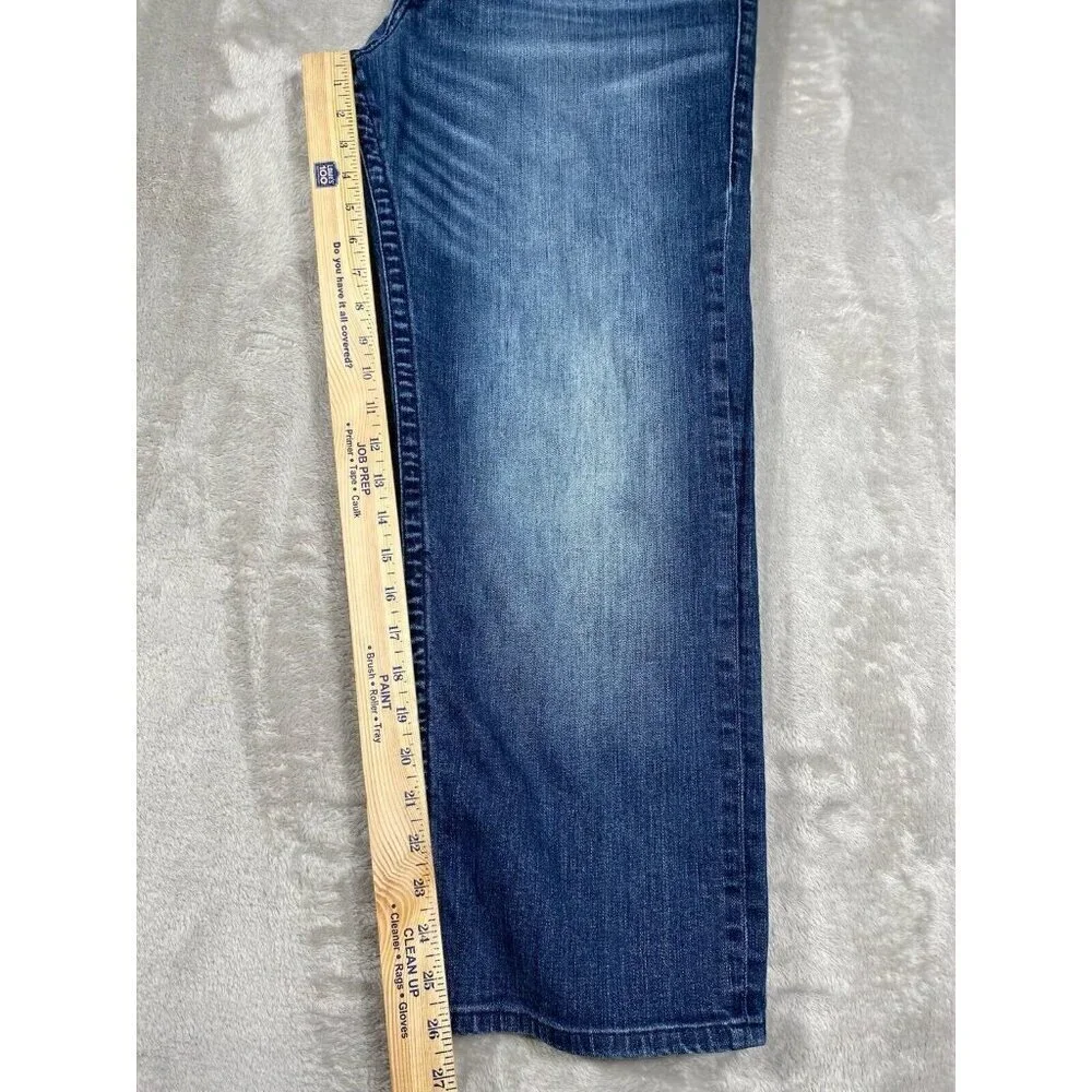 True Religion Devin Loose Straight Jeans Men’s Size 36X26 Medium Wash - Picture 10 of 14